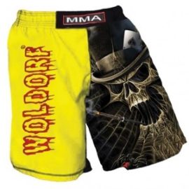 Details about   Woldorf USA MMA Fighting Training Boxing Sparring Board Shorts Yellow 